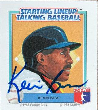 Kevin Bass Signed 1988 Starting Lineup Talking Baseball Card - Houston Astros - PastPros