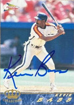 Kevin Bass Signed 1994 Pacific Crown Collection Baseball Card - Houston Astros