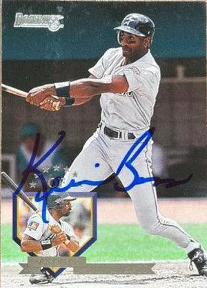 Kevin Bass Signed 1995 Donruss Baseball Card - Houston Astros
