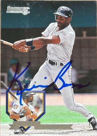 Kevin Bass Signed 1995 Donruss Baseball Card - Houston Astros - PastPros