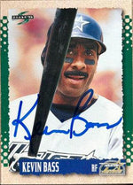 Kevin Bass Signed 1995 Score Baseball Card - Houston Astros - PastPros