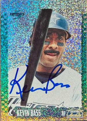 Kevin Bass Signed 1995 Score Platinum Team Sets Baseball Card - Houston Astros