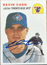 Kevin Cash Signed 2003 Topps Heritage Baseball Card - Toronto Blue Jays