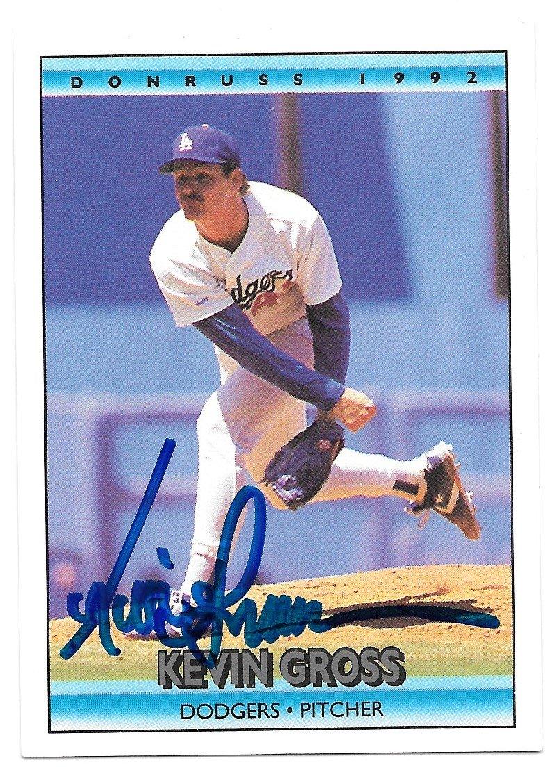 Kevin Gross Signed 1992 Donruss Baseball Card - Los Angeles Dodgers - PastPros