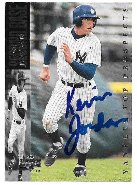 Kevin Jordan Signed 1994 Upper Deck Minors Baseball Card - New York Yankees