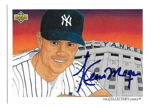 Kevin Maas Signed 1992 Upper Deck Baseball Card - New York Yankees