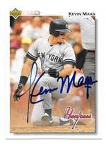 Kevin Maas Signed 1992 Upper Deck Baseball Card - New York Yankees - PastPros