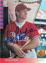 Kevin Stocker Signed 1993 SP Baseball Card - Philadelphia Phillies