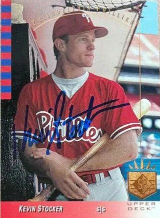Kevin Stocker Signed 1993 SP Baseball Card - Philadelphia Phillies