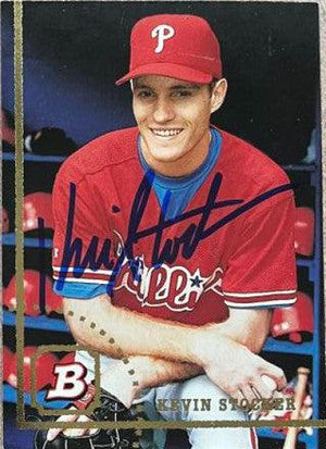 Kevin Stocker Signed 1994 Bowman Baseball Card - Philadelphia Phillies - PastPros