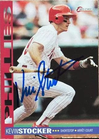 Kevin Stocker Signed 1994 O-Pee-Chee Baseball Card - Philadelphia Phillies