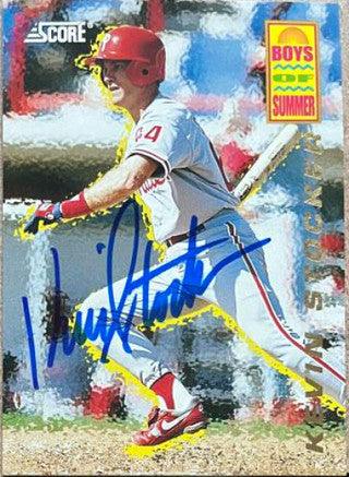 Kevin Stocker Signed 1994 Score Boys of Summer Baseball Card - Philadelphia Phillies - PastPros