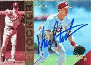 Kevin Stocker Signed 1994 Score Select Baseball Card - Philadelphia Phillies