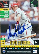 Kevin Stocker Signed 1995 Donruss Top of the Order Baseball Card - Philadelphia Phillies