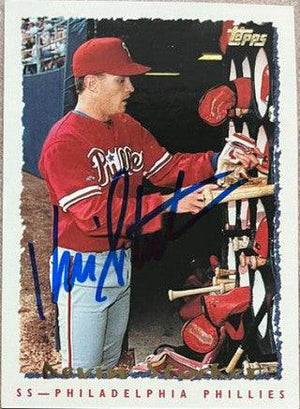 Kevin Stocker Signed 1995 Topps Baseball Card - Philadelphia Phillies - PastPros