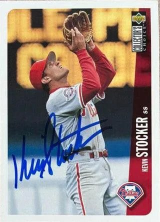 Kevin Stocker Signed 1996 Collector's Choice Baseball Card - Philadelphia Phillies