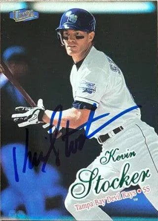 Kevin Stocker Signed 1998 Fleer Ultra Baseball Card - Tampa Bay Devil Rays