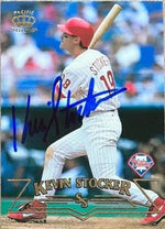 Kevin Stocker Signed 1998 Pacific Baseball Card - Philadelphia Phillies