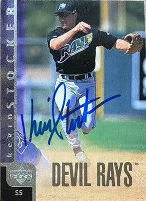 Kevin Stocker Signed 1998 Upper Deck Baseball Card - Tampa Bay Devil Rays - PastPros