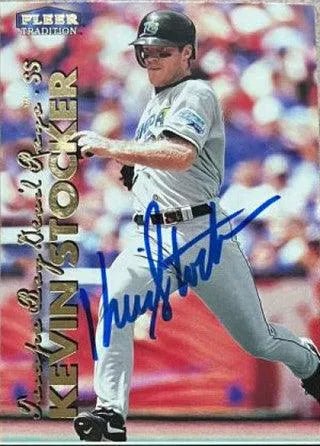 Kevin Stocker Signed 1999 Fleer Tradition Baseball Card - Tampa Bay Devil Rays