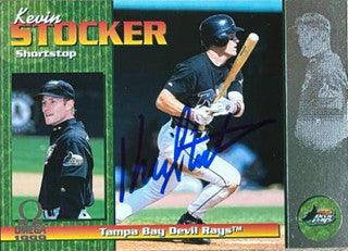Kevin Stocker Signed 1999 Pacific Omega Baseball Card - Tampa Bay Devil Rays - PastPros