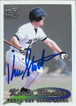 Kevin Stocker Signed 1999 Pacific Paramount Baseball Card - Tampa Bay Devil Rays - PastPros