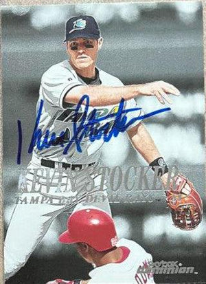 Kevin Stocker Signed 2000 Skybox Dominion Baseball Card - Tampa Bay Devil Rays - PastPros