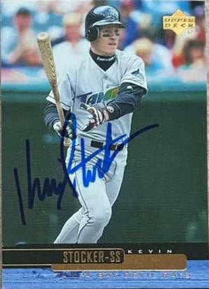 Kevin Stocker Signed 2000 Upper Deck Baseball Card - Tampa Bay Devil Rays