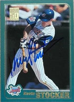 Kevin Stocker Signed 2001 Topps Baseball Card - Anaheim Angels