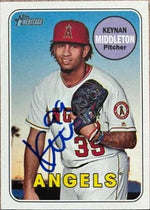 Keynan Middleton Signed 2018 Topps Heritage Baseball Card - Anaheim Angels