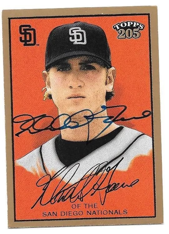 Khalil Greene Signed 2003 Topps 205 Baseball Card - San Diego Padres