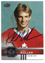 Kirk Muller Signed 2017-18 Upper Deck Canadian Tire Hockey Card - Team Canada