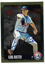 Kirk Rueter Signed 1995 Score Gold Rush Baseball Card - Montreal Expos