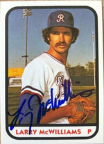Larry McWilliams Signed 1981 TCMA Baseball Card - Richmond Braves
