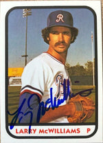 Larry McWilliams Signed 1981 TCMA Baseball Card - Richmond Braves - PastPros