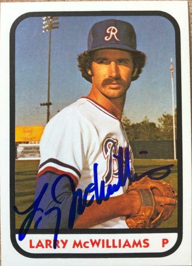 Larry McWilliams Signed 1981 TCMA Baseball Card - Richmond Braves - PastPros