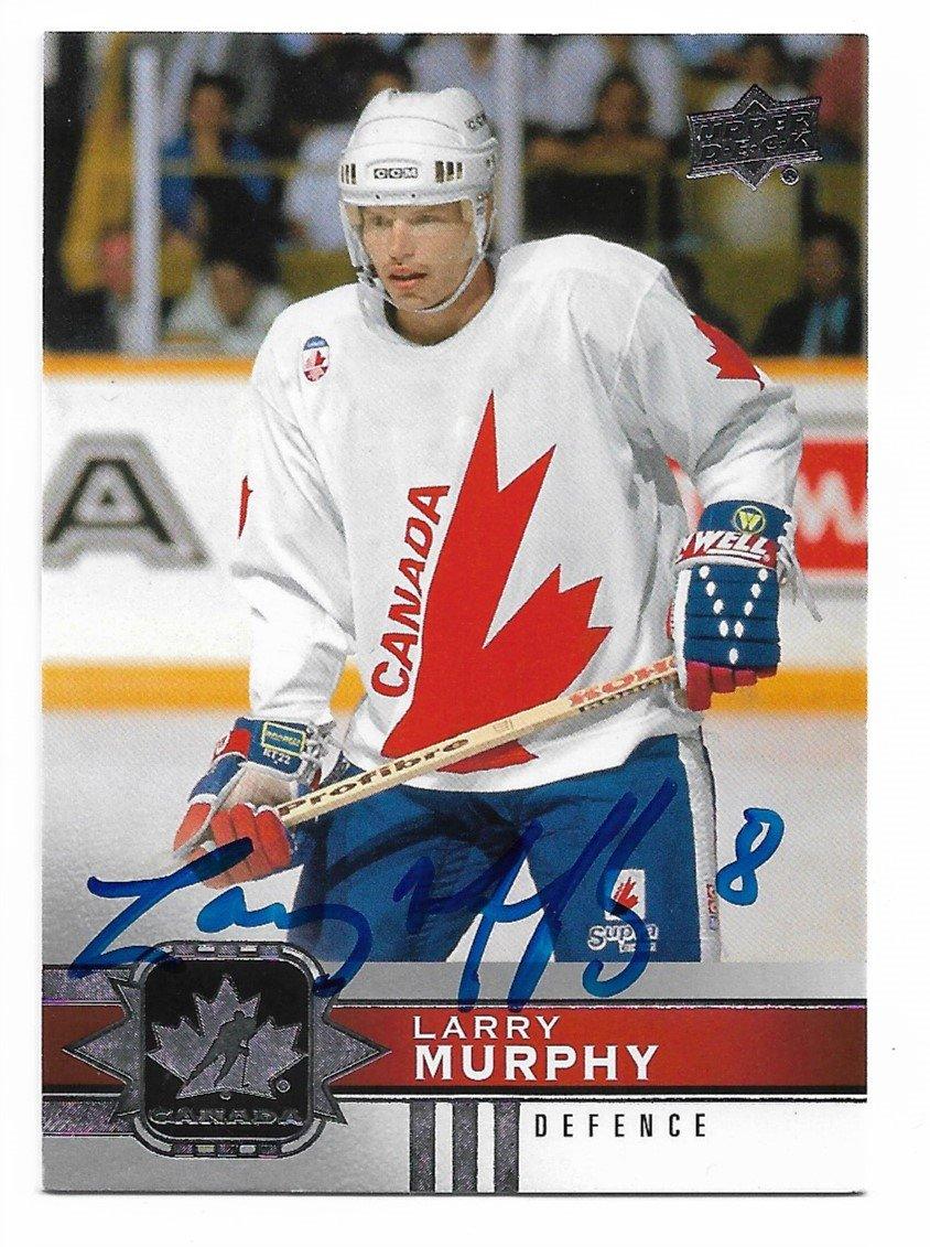 Larry Murphy Signed 2017-18 Upper Deck Canadian Tire Hockey Card - Team Canada - PastPros