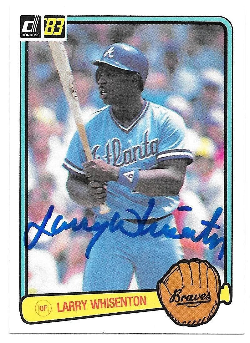 Larry Whisenton Signed 1983 Donruss Baseball Card - Atlanta Braves