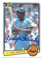 Larry Whisenton Signed 1983 Donruss Baseball Card - Atlanta Braves - PastPros