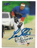 Lee Stevens Signed 1998 Ultra Baseball Card - Texas Rangers