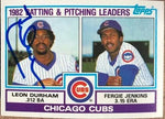 Leon Durham Signed 1983 Topps Baseball Card - Chicago Cubs