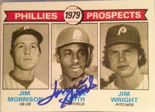 Lonnie Smith Signed 1979 Topps Baseball Card - Philadelphia Phillies - PastPros