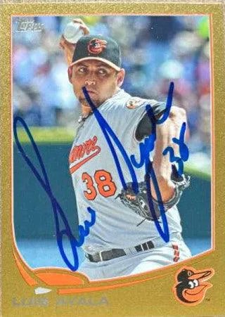 Luis Ayala Signed 2013 Topps Gold Baseball Card - Baltimore Orioles