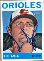 Luis Ayala Signed 2013 Topps Heritage Baseball Card - Baltimore Orioles - PastPros