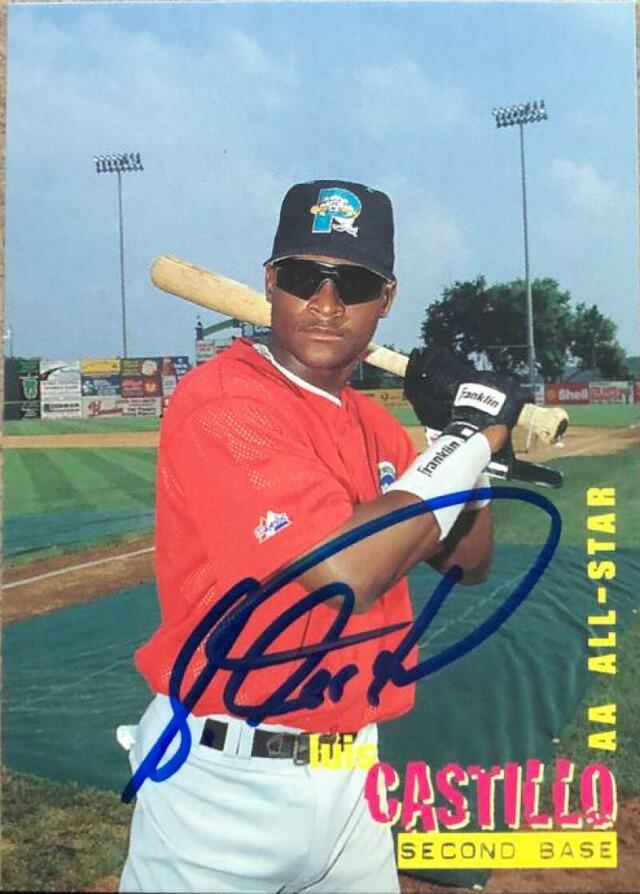 Luis Castillo Signed 1996 Best AA All-Stars Baseball Card - PastPros