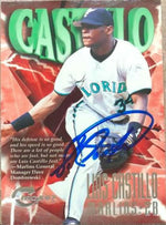 Luis Castillo Signed 1997 Circa Baseball Card - Florida Marlins