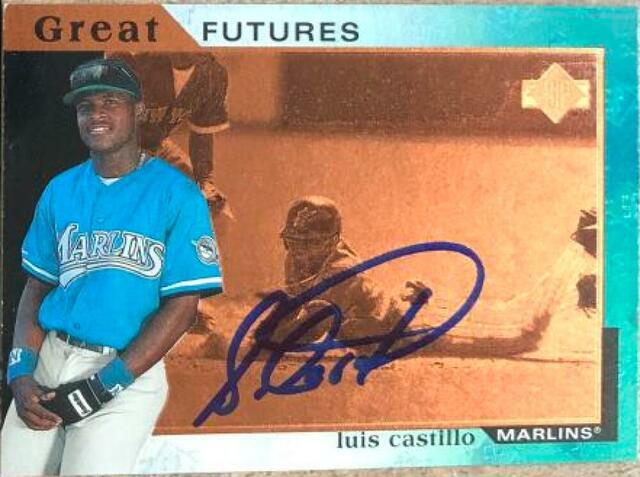 Luis Castillo Signed 1997 SP Baseball Card - Florida Marlins - PastPros