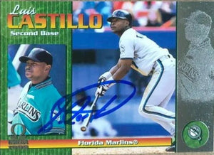 Luis Castillo Signed 1999 Pacific Omega Baseball Card - Florida Marlins