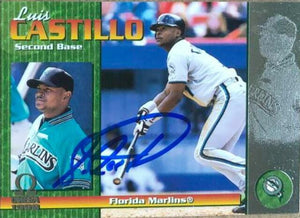 Luis Castillo Signed 1999 Pacific Omega Baseball Card - Florida Marlins - PastPros