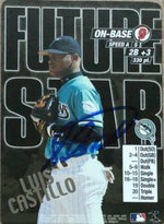 Luis Castillo Signed 2000 MLB Showdown Unlimited Baseball Card - Florida Marlins - PastPros